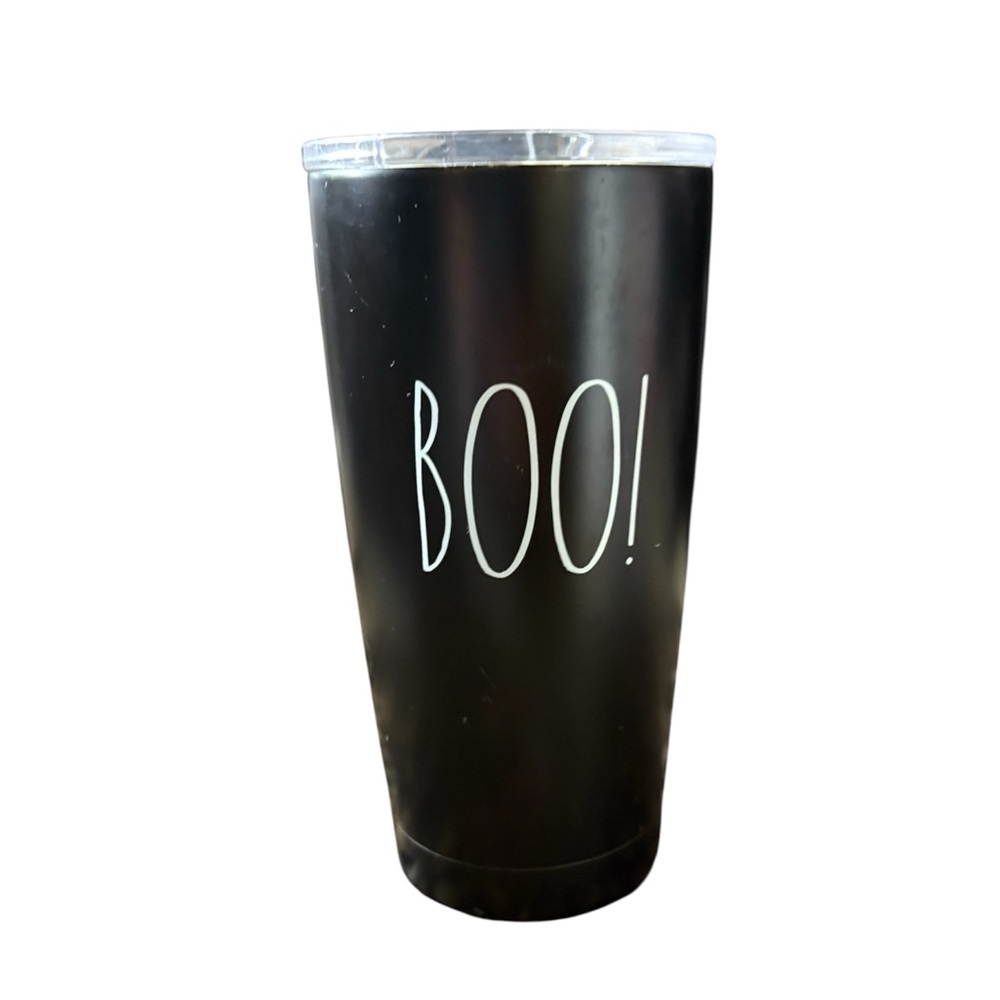 Rae Dunn Black 'Boo!' Tumbler